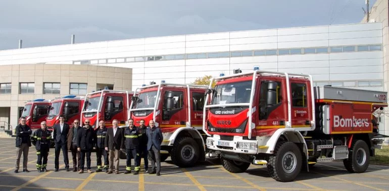 Nuevos vehículos para los bomberos de la provincia de Alicante