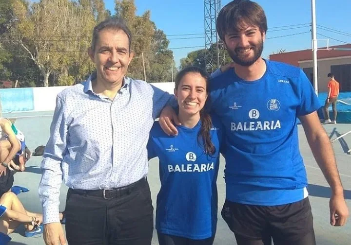 paula poveda y carlos gimenor en el provincial juvenil