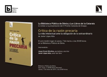 presentacion del libro de javier alos