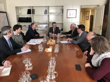 reunion con el secretario general de infraestructuras