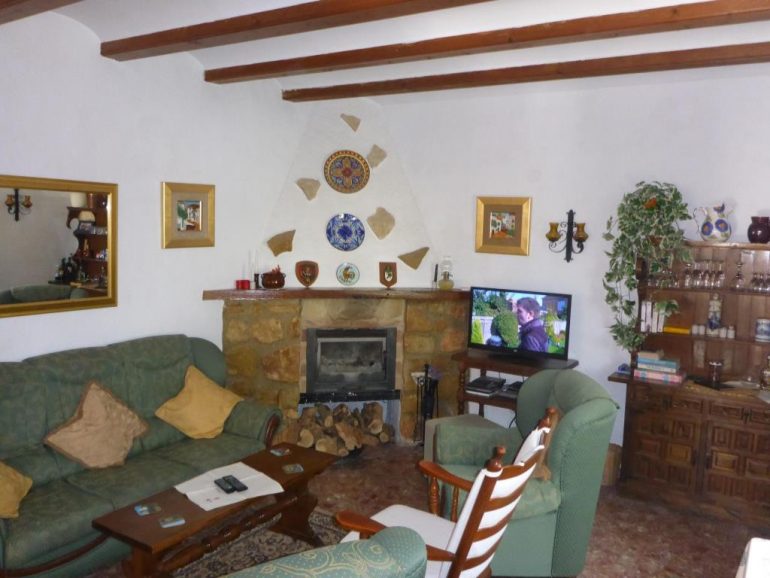 Sala de estar da vila em Dénia Abbey Properties