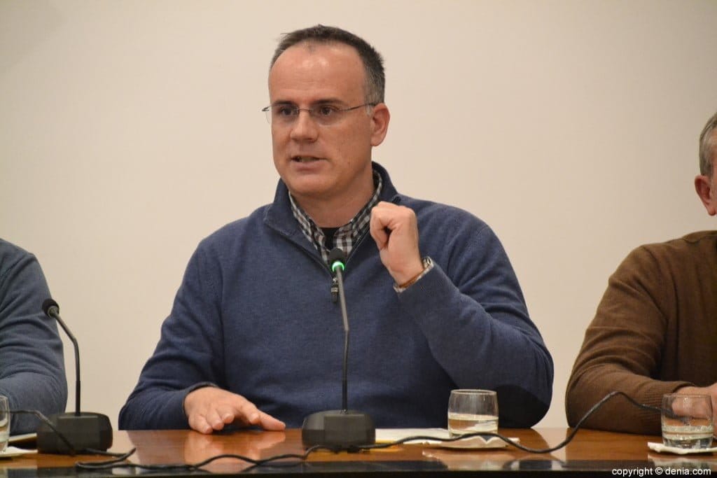 sergio benito durante el pleno ordinario del mes de enero