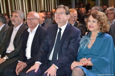 XII Premios CEDMA – Sonja Dietz con las autoridades