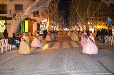 Concierto de bandas de las fallas de Dénia – Corte de Honor