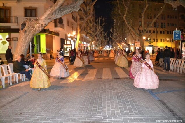 04 concierto de bandas de las fallas de denia corte de honor