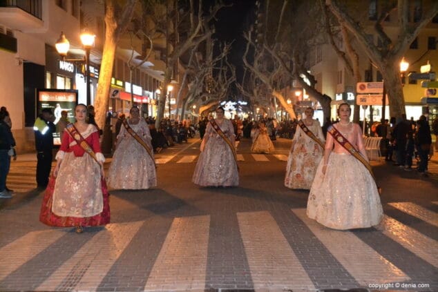 05 concierto de bandas de las fallas de denia corte de honor