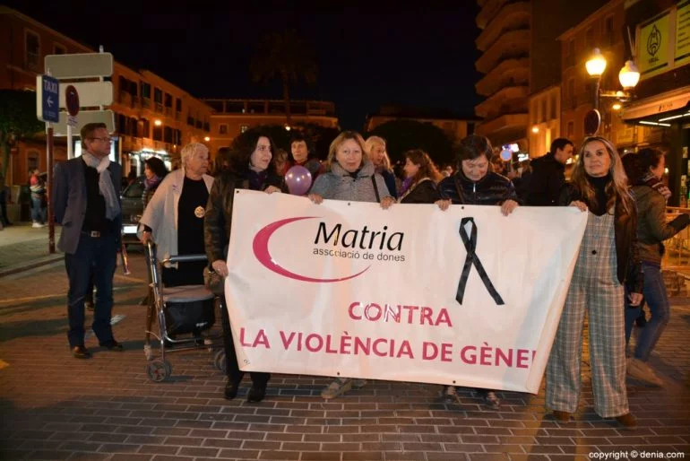 06 Dénia feminist demonstration - Banner Matria