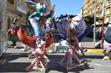 Plantà fallas Dénia 2019 – Ninots de la falla Saladar
