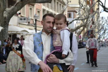 09 Ofrenda de flores fallas Dénia 2019 – Falla Camp Roig