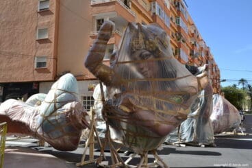 Plantà fallas Dénia 2019 – Ninots falla París Pedrera