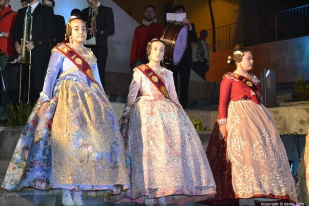 12 crida de las falleras mayores de denia 2019 cortes de honor