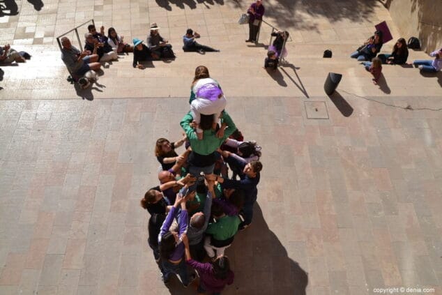 13 concentracion 8 marzo 2019 en denia muixeranga de la marina alta