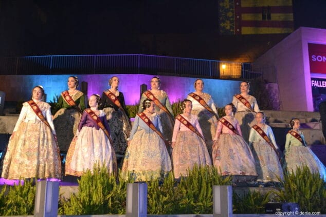 13 crida de las falleras mayores de denia 2019 cortes de honor