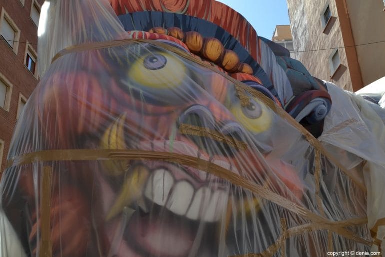 Plantà fallas Dénia 2019 -Falla París Pedrera