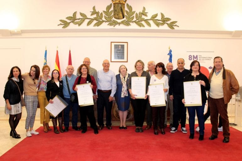 Acto institucional Día de la Mujer Dénia 2019 - primeras carteras de la ciudad