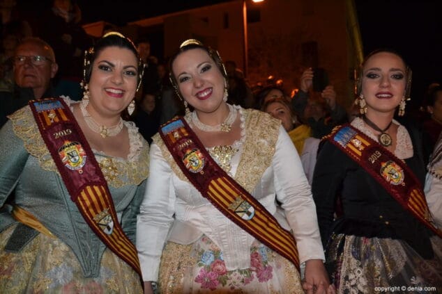 15 crema de la falla de la junta local fallera 2019 corte de honor