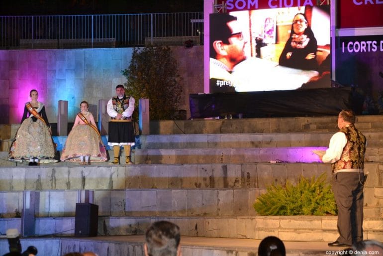 Pregón Fallas Dénia 2019 - Pregonero y falleras mayores