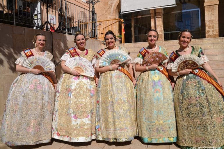 18 Pleitesías fallas Dénia 2019 - Corte de honor grande