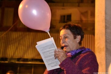 Manifestación feminista Dénia – Lectura del manifiesto