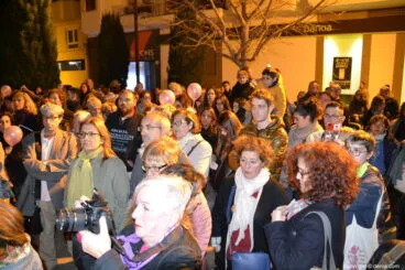 Manifestación feminista Dénia – Lectura del manifietso