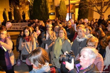 Manifestación feminista Dénia – Lectura del manifietso