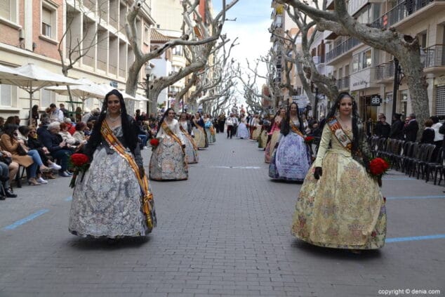 22 ofrenda fallas denia 2019 falla les roques