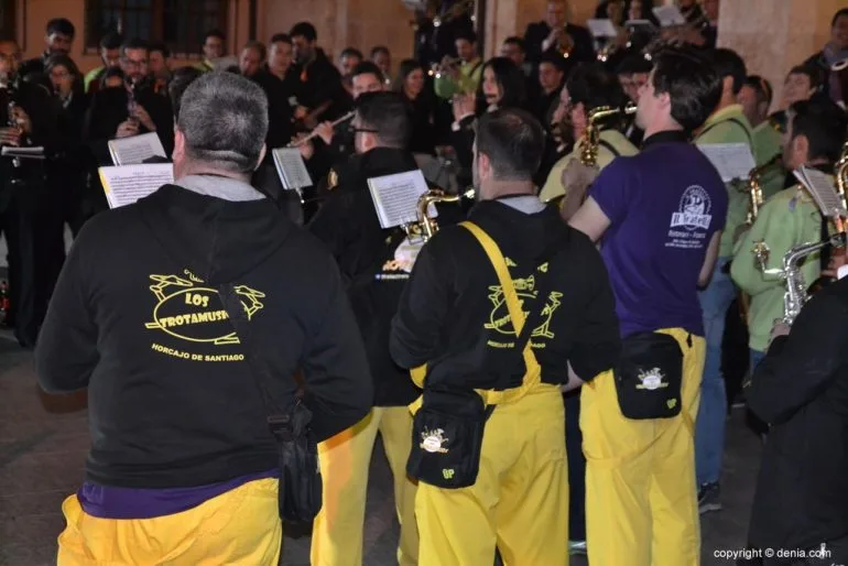 Concierto de bandas de las fallas de Dénia - Músicos