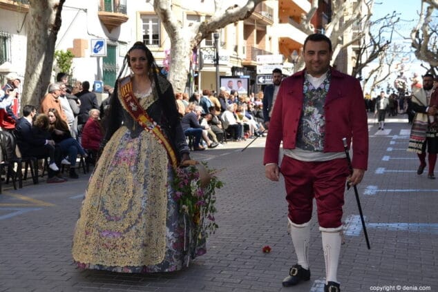 26 ofrenda fallas denia 2019 falla baix la mar