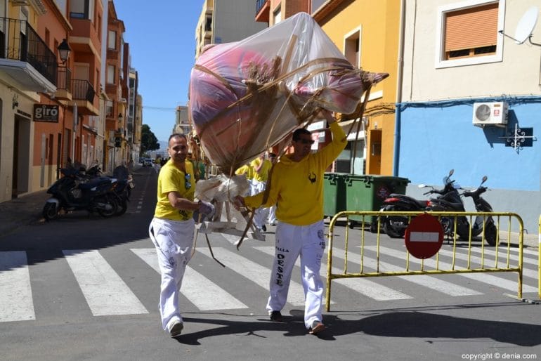 Plantà fallas Denia 2019 - Falla Oeste