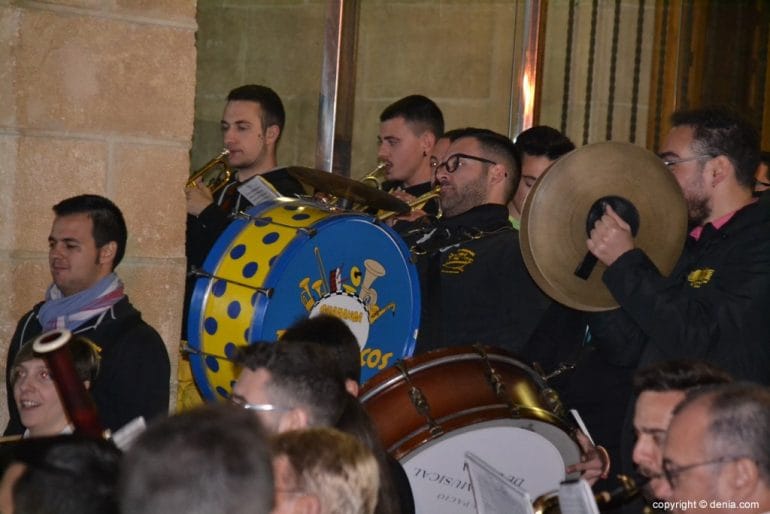 Concierto de bandas de las fallas de Dénia - músicos