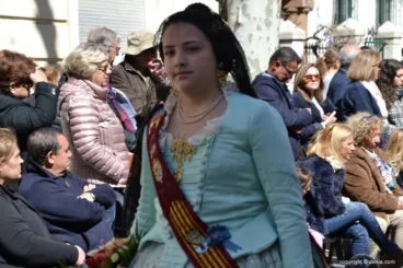 Ofrenda Fallas Dénia 2019 – Corte de honor infantil