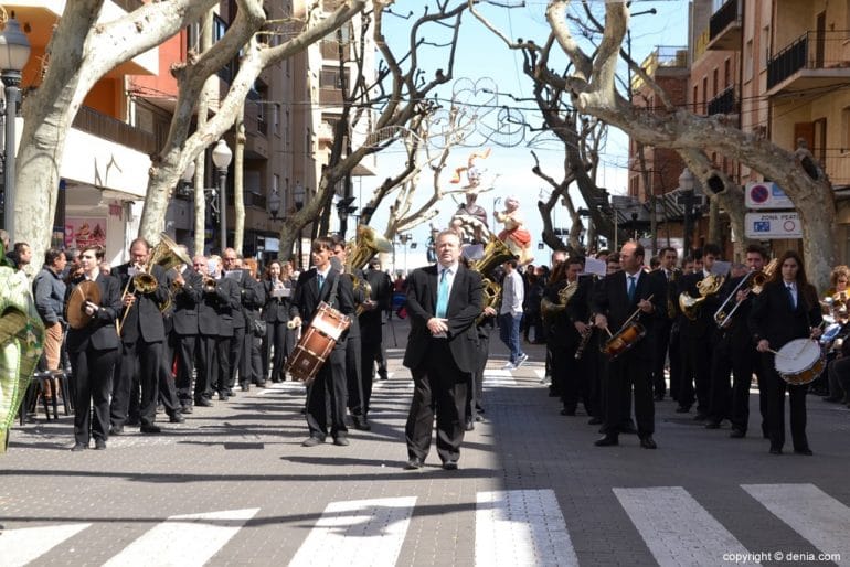 Ofrenda Fallas Dénia 2019 - Banda de Dénia