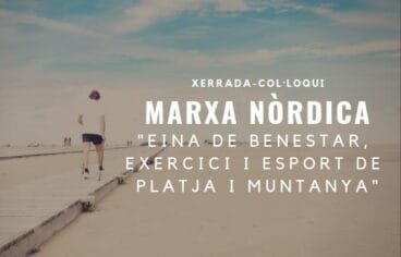 charla sobre la marcha nordica en denia