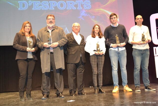 deportistas galardonados en el quinto bloque