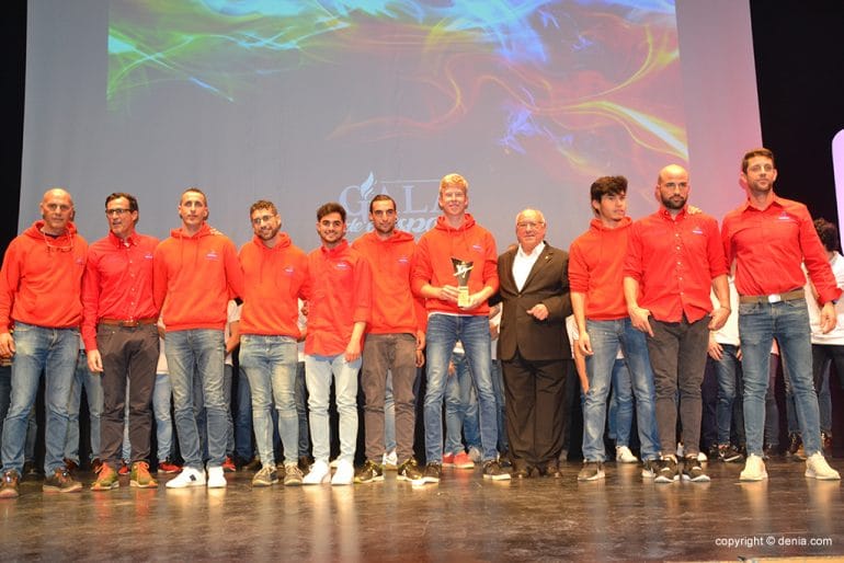 Equipo Absoluto de remo del RCN Dénia