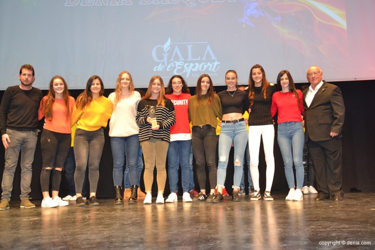 Women's junior team of the Dénia Basketball Club