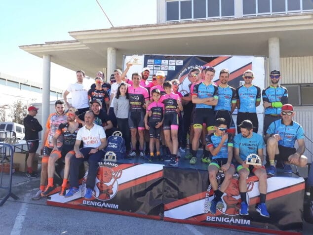 equipo uc montgo en la btt de beniganim
