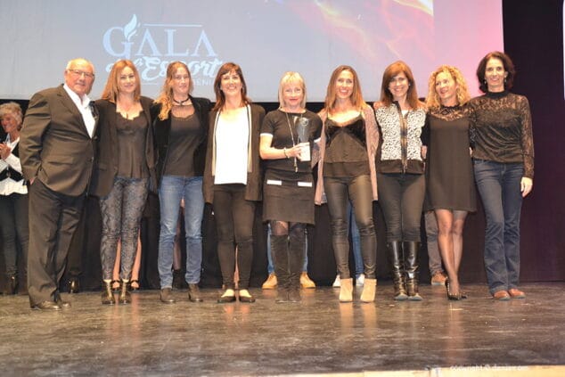 equipo veteranas 40 del club tenis denia