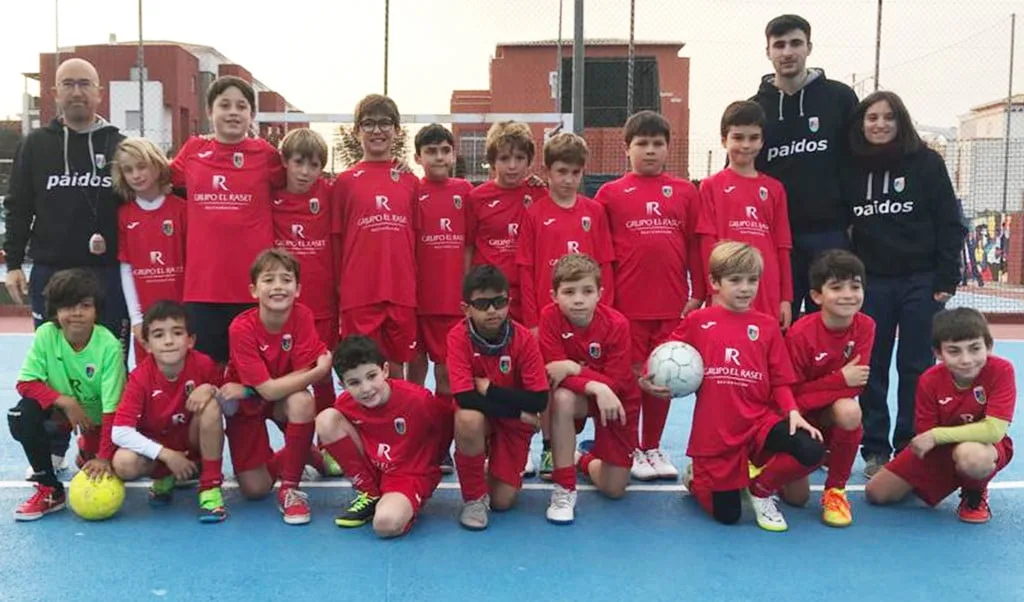 equipos benjamines a y b del paidos denia