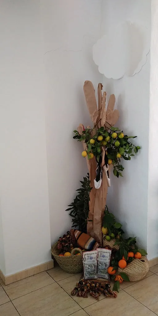 fallas y panoletas en el castellet
