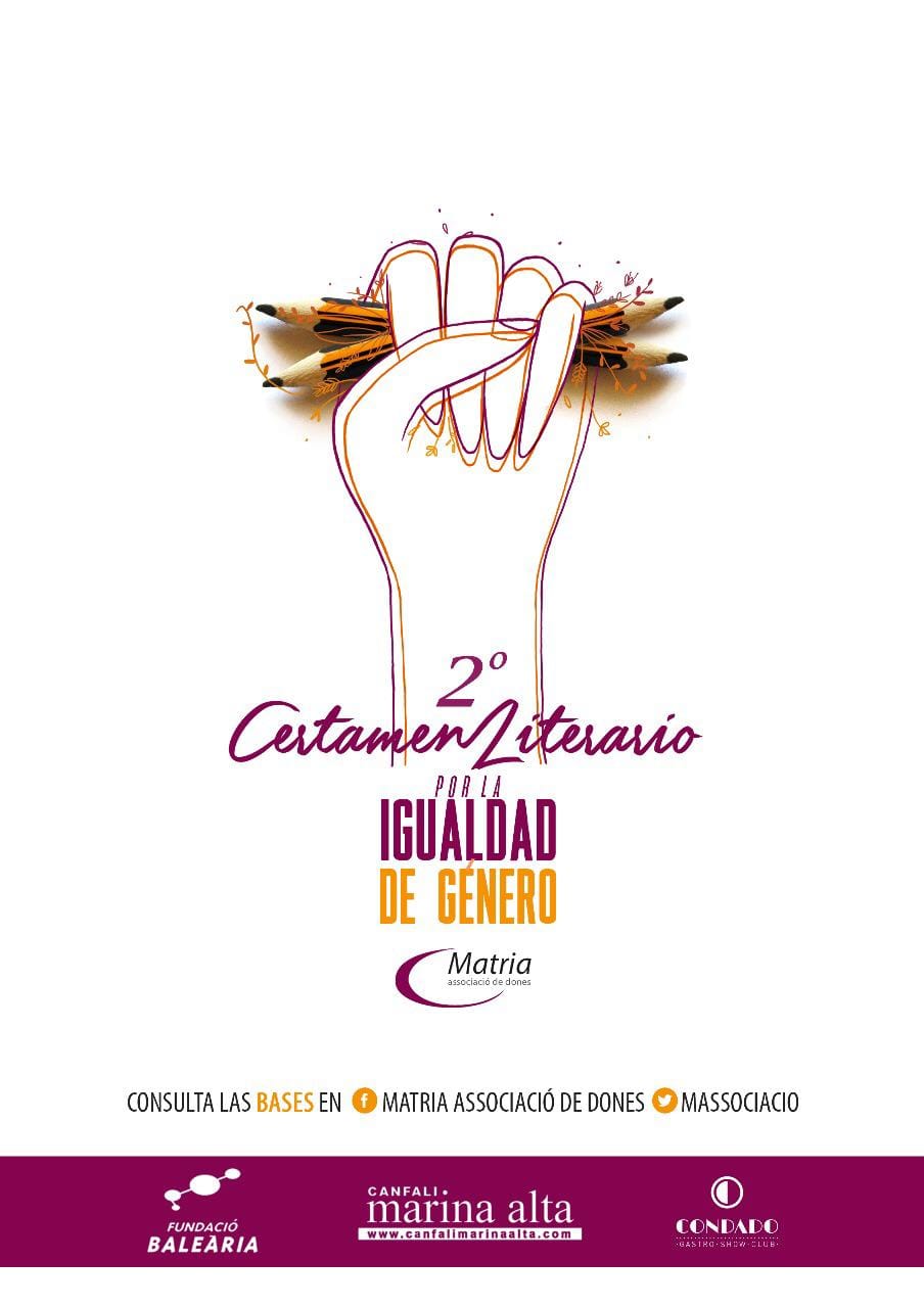 Matria convoca su segundo certamen literario 'Por la igualdad de género' 2019 1 ii certamen literario matria