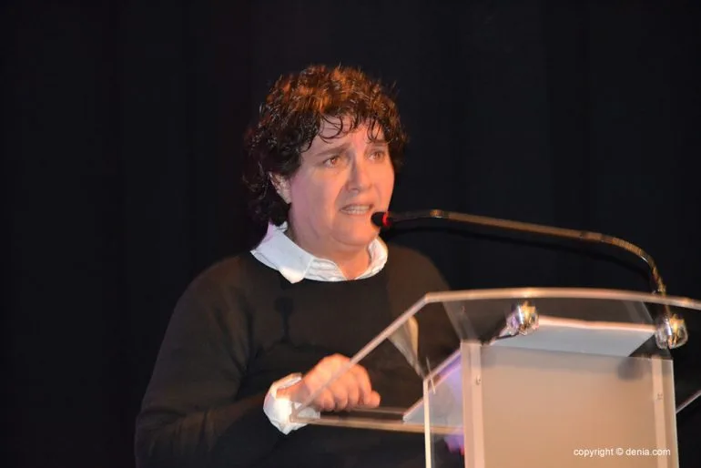La presentadora Francoise Crespo