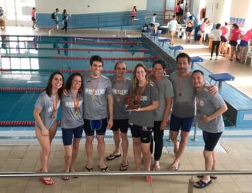nadadores del club natacion denia en petrer