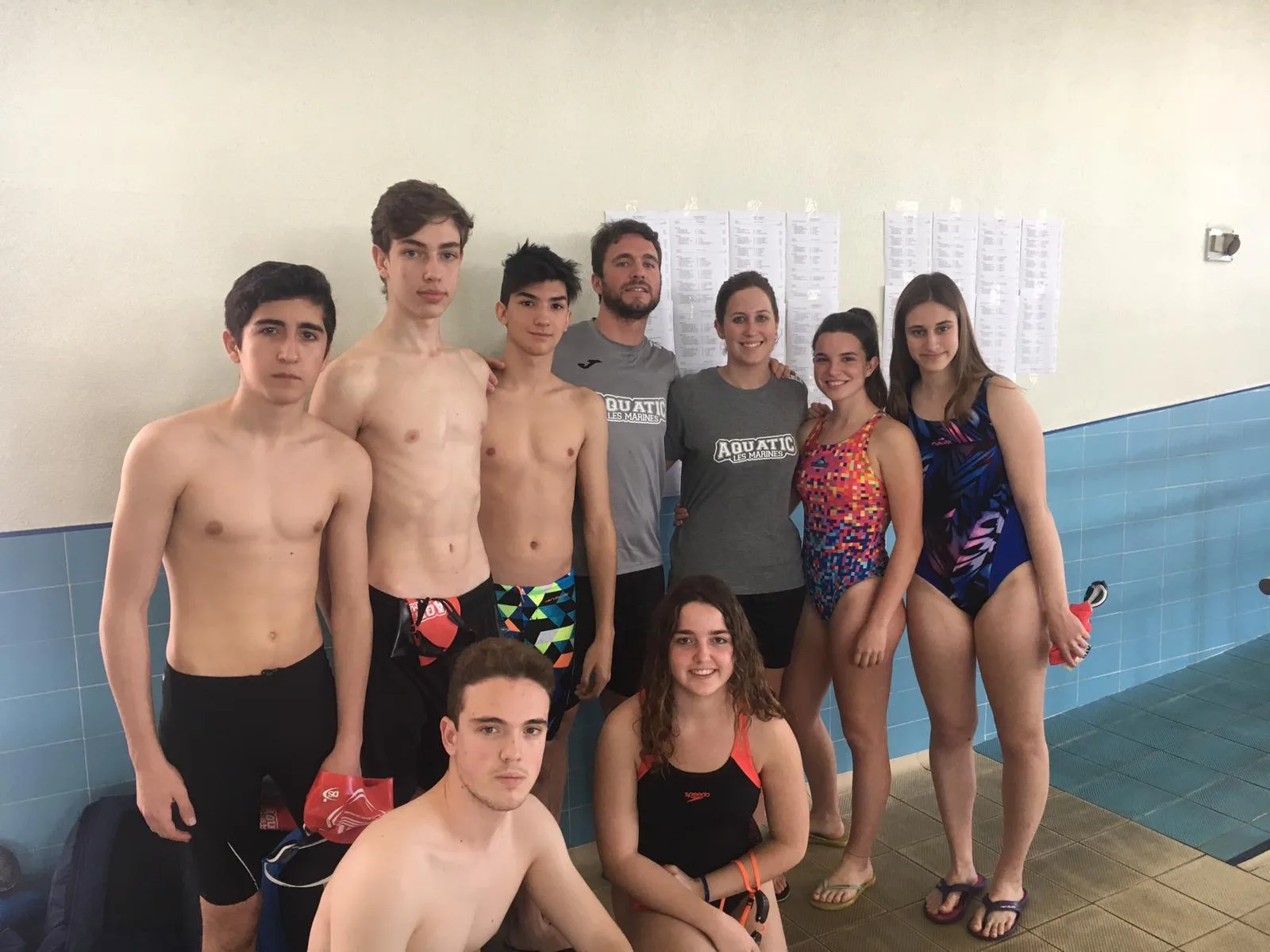 Satisfacción con los tiempos obtenidos por los nadadores del Club Natació Dénia en Petrel 1 nadadores dianenses en petrer