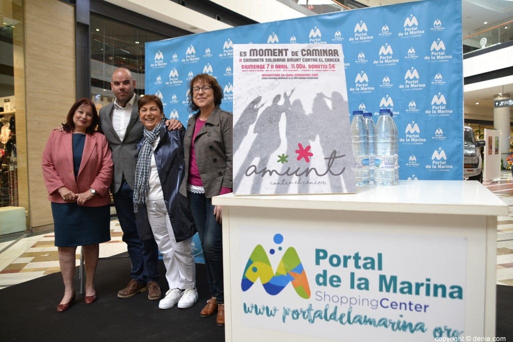 portal de la marina colabora con la caminata solidaria amunt contra el cancer