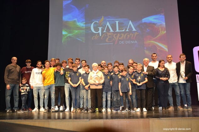 primer grupo de deportista galardonados