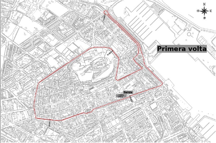 recorrido primera vuelta volta a peu denia 2019