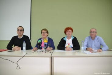 representantes de la plataforma por la sanidad publica de la marina alta