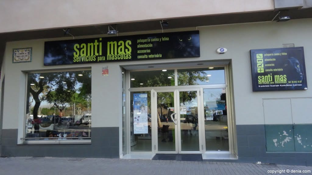 Encuentra los mejores cuidados para tu mascota en Santi Mas 1 santi mas fachada mascotas denia
