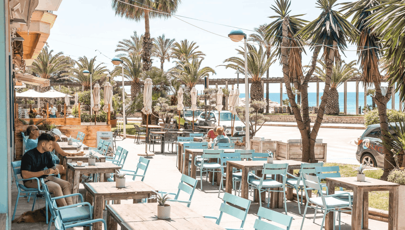 Terraza del Restaurante Ammos